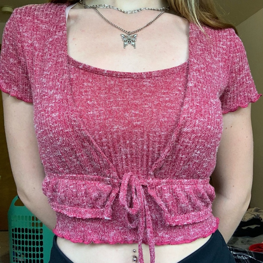 2 pc tank top/cardigan set